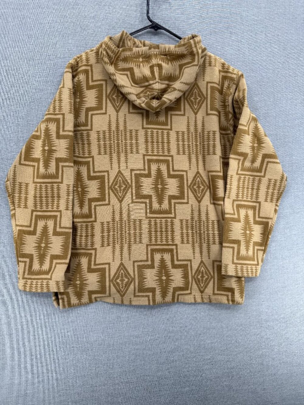 Pendleton Doublesoft Popover Hoodie Mens M Aztec Southwestern Sweater - Picture 3 of 7